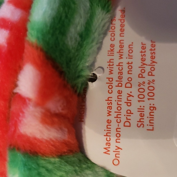 Soft Fuzzy lined Naughty Nice Babba Slippers Ladies shoe size 7-9 1/2 NWT - Picture 6 of 6